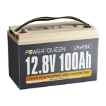 Power Queen 12V 100Ah LiFePO4 akkumulátor, beépített 100A BMS