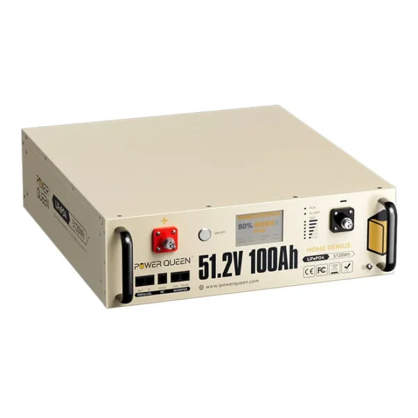 Power Queen LiFePO4 51.2V 100Ah Smart